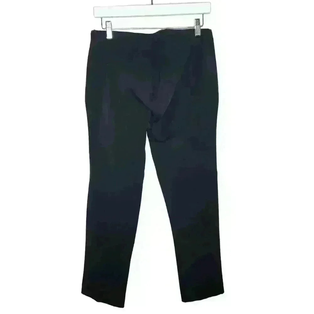 Lands end women's black side zip black tapered pants size 8P - Picture 2 of 8